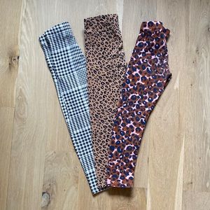 3 leggings girl size6/6Xy Old navy and Target